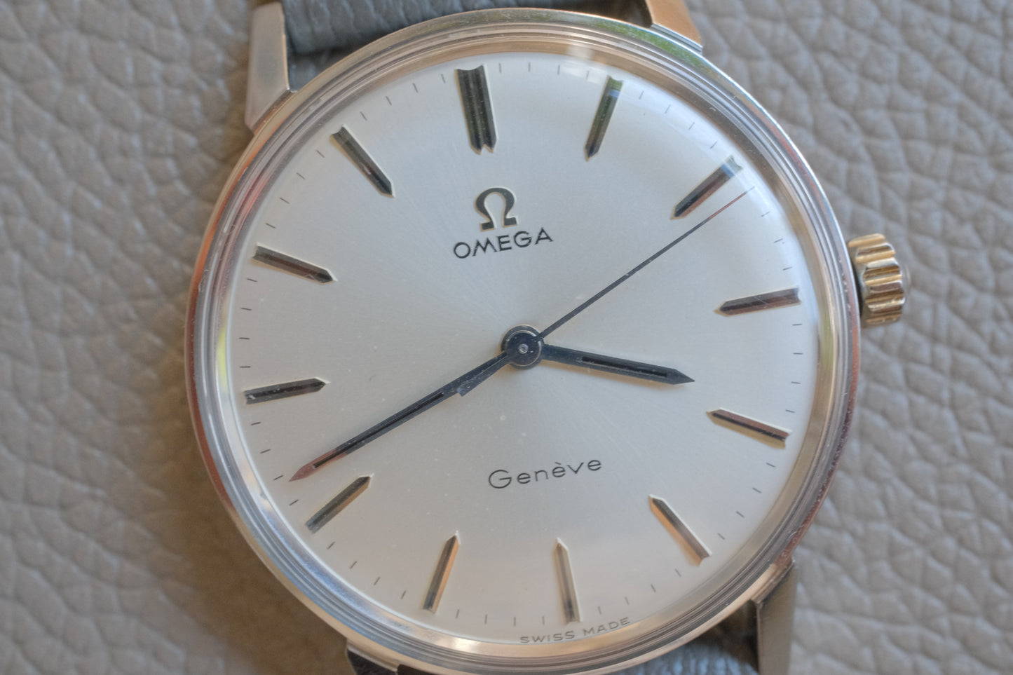 OMEGA Geneve ref.130.011SP manual cal.601 c.1969 guarantee box