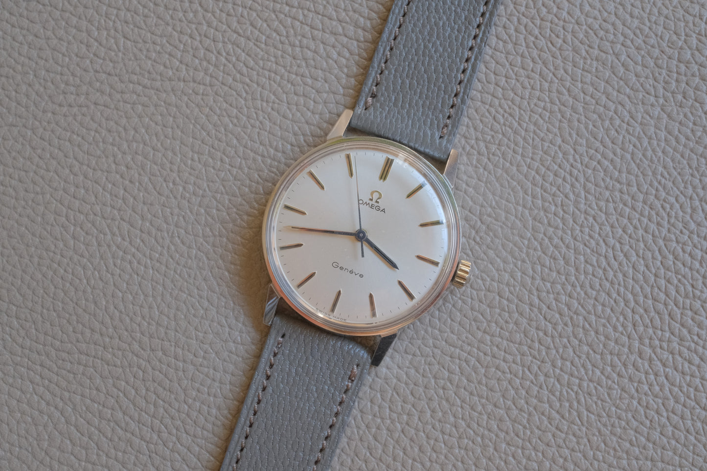 OMEGA Geneve ref.130.011SP manual cal.601 c.1969 guarantee box