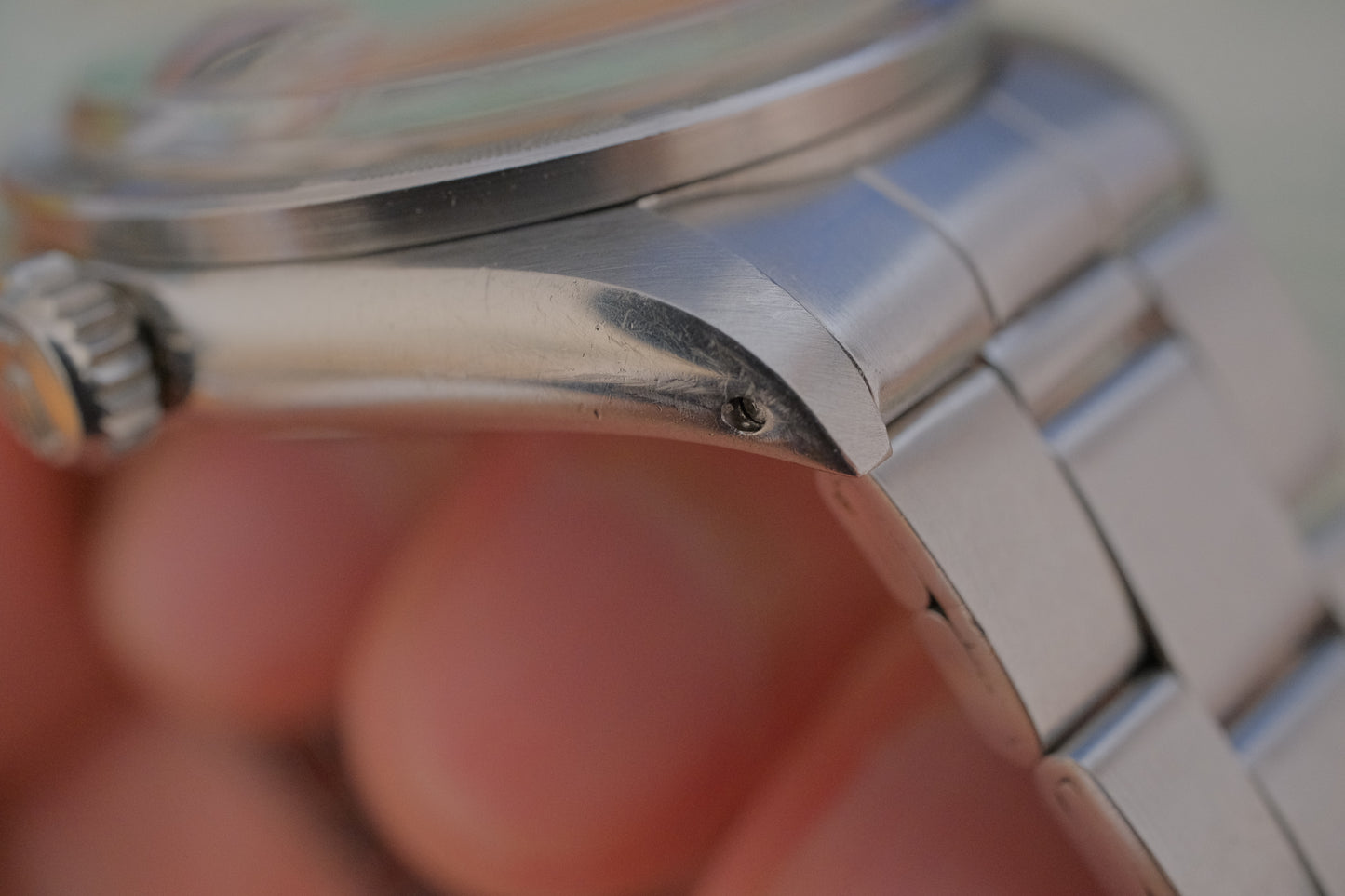 ROLEX OYSTER PERPETUAL DATE ギャラ付き