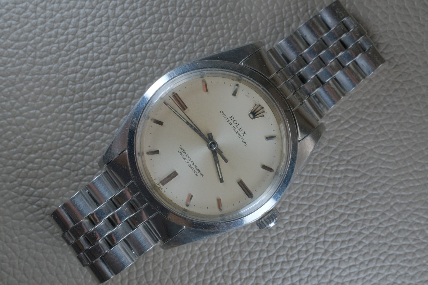 ROLEX OYSTER PERPETUAL ref.1018 automatic cal.1570 c.1967 guarantee box