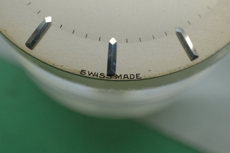 OMEGA 30mm ref.2760-10SC cal.283 manual winding c.1954 Silver Two-Tone Dial