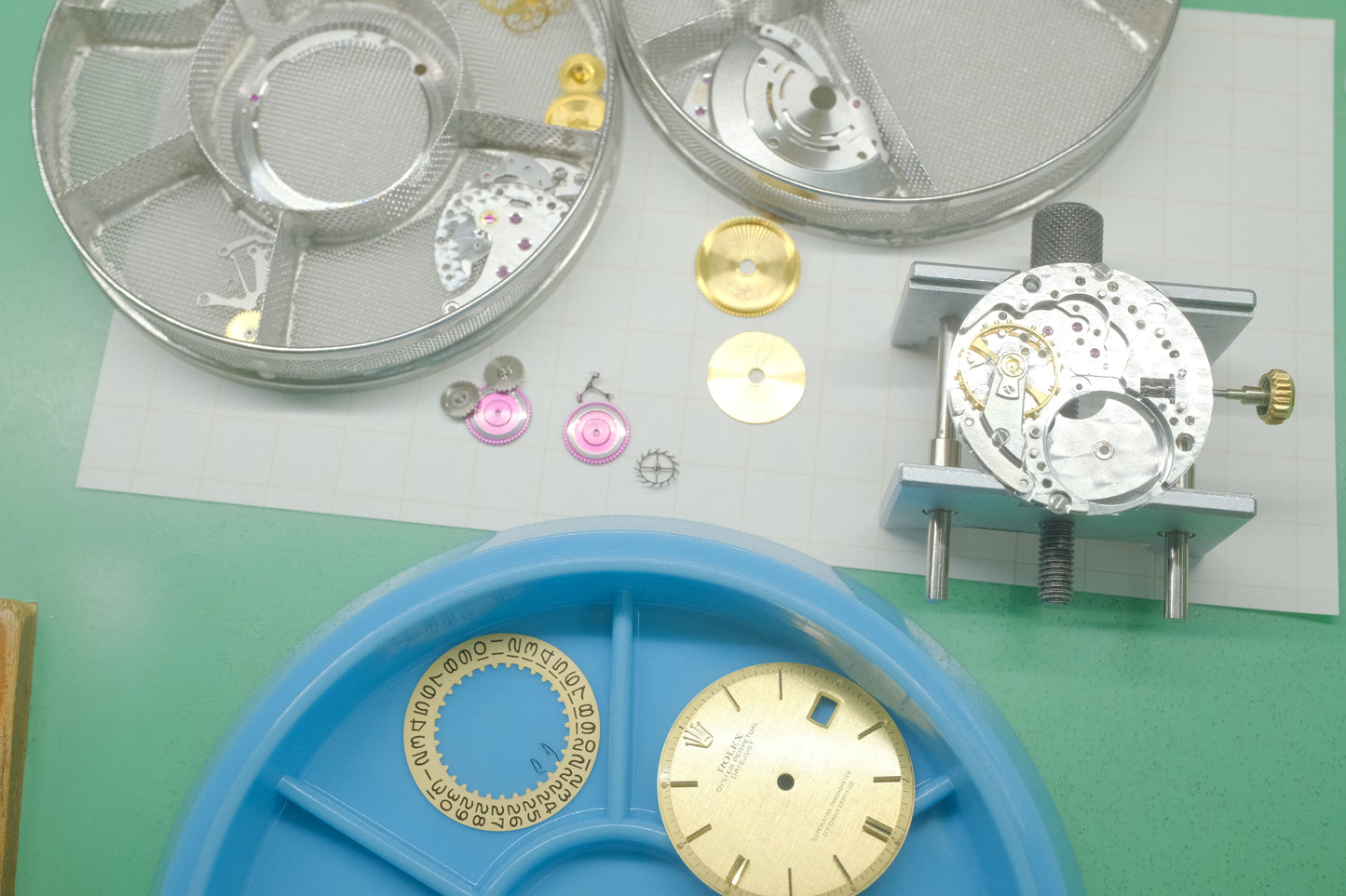 ROLEX Datejust Ref.1601 automatic cal.1570 c.1969–70 Linen Dial
