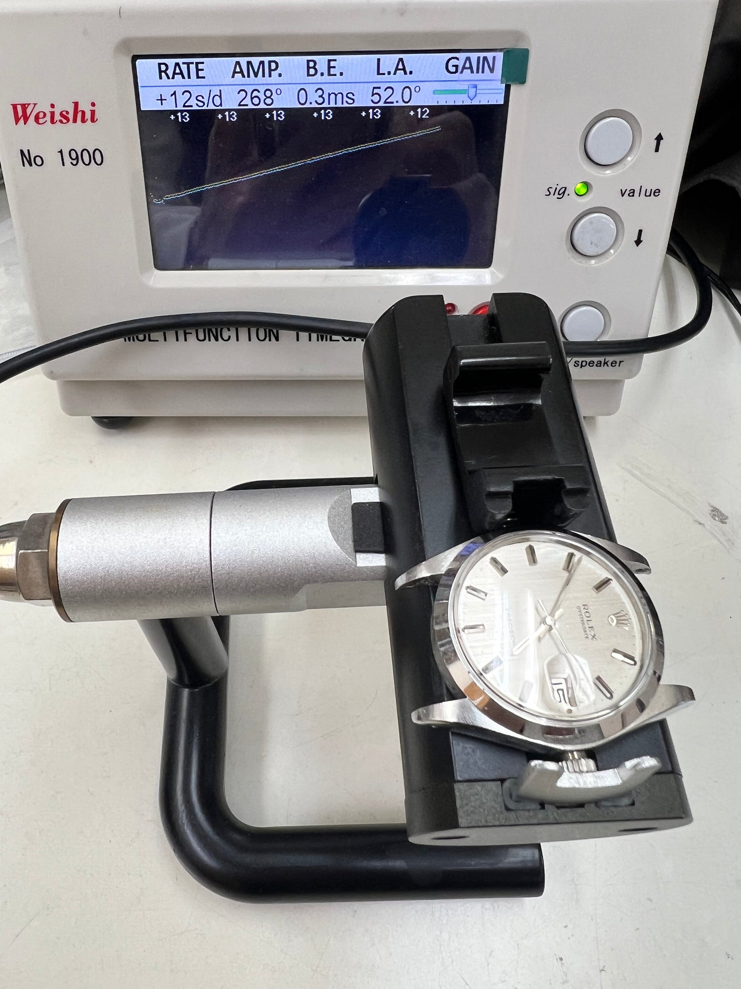 ROLEX Oysterdate ref.6694 manual cal.1225 c.1972 Silver Satin