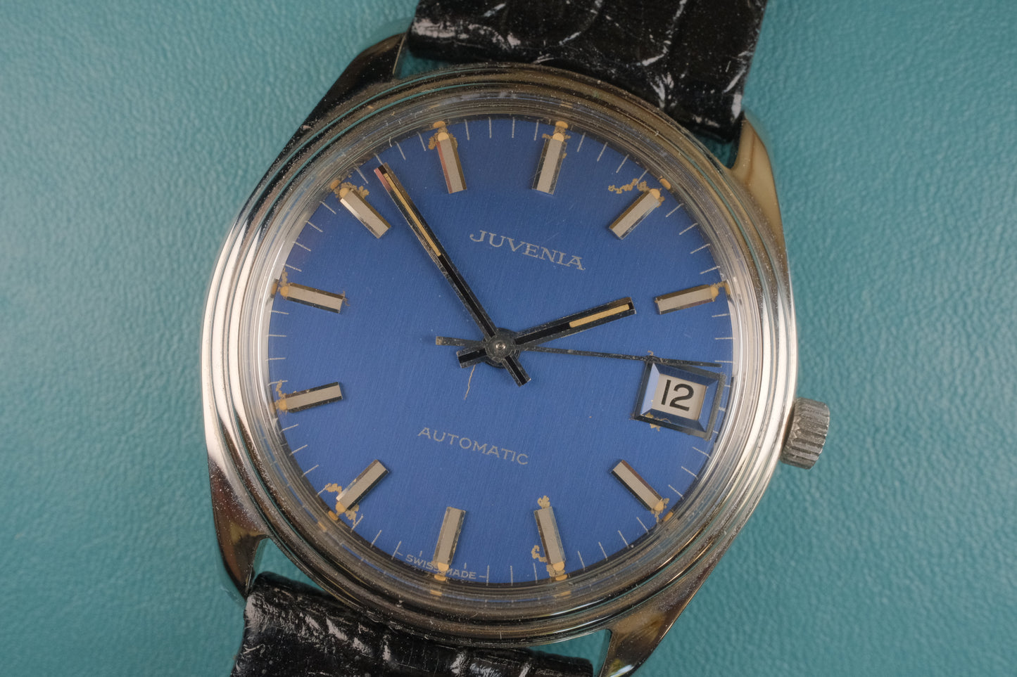 Serviced JUVENIA ROUND MODEL ref.9062BLR selfwinding cal.2824 1970’s