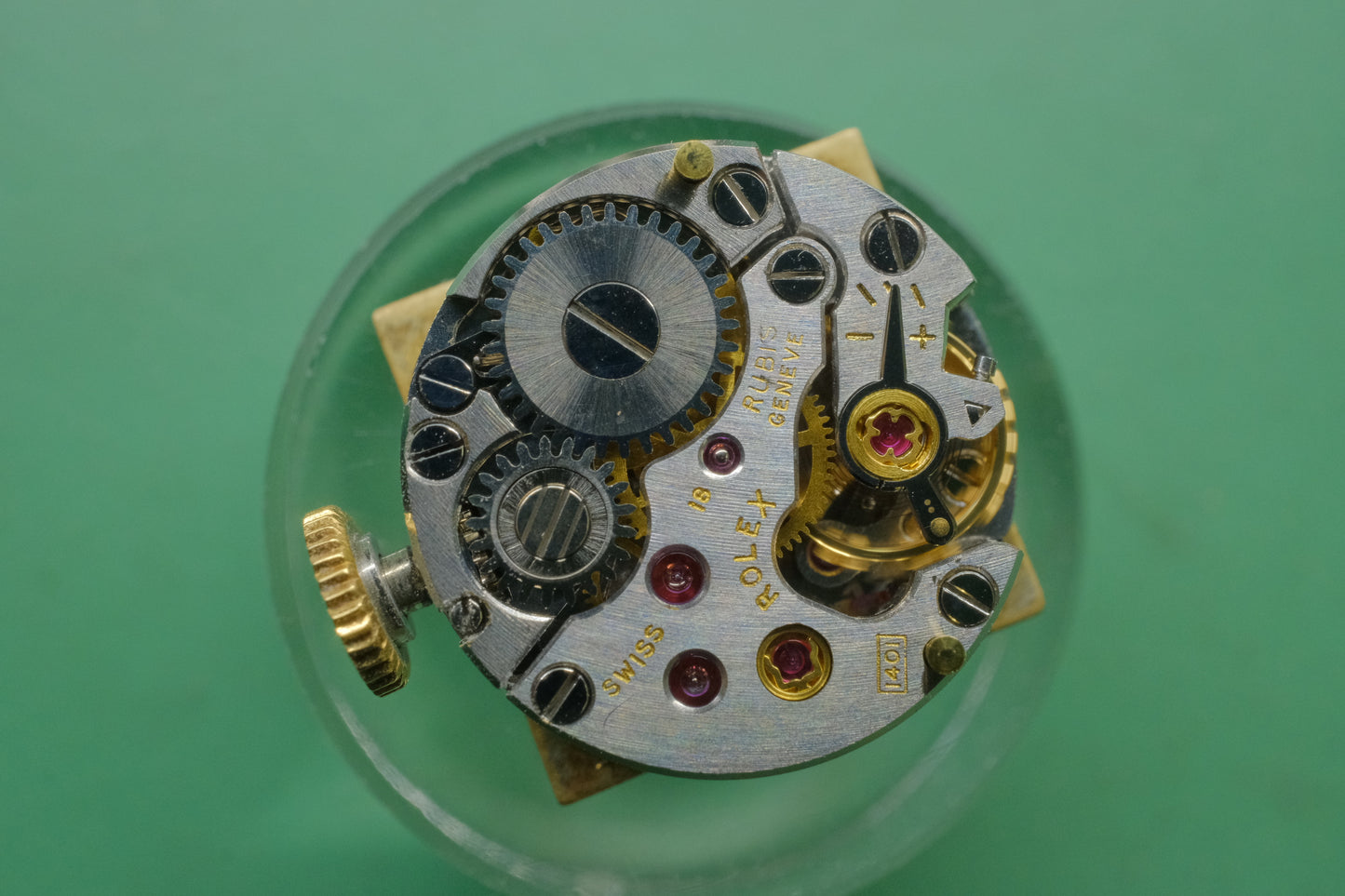 Serviced ROLEX RECTANGLE MODEL manual winding cal.1401 1960's