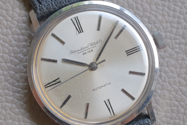 IWC/BEYER ref.818A round model automatic cal.854 c.1966