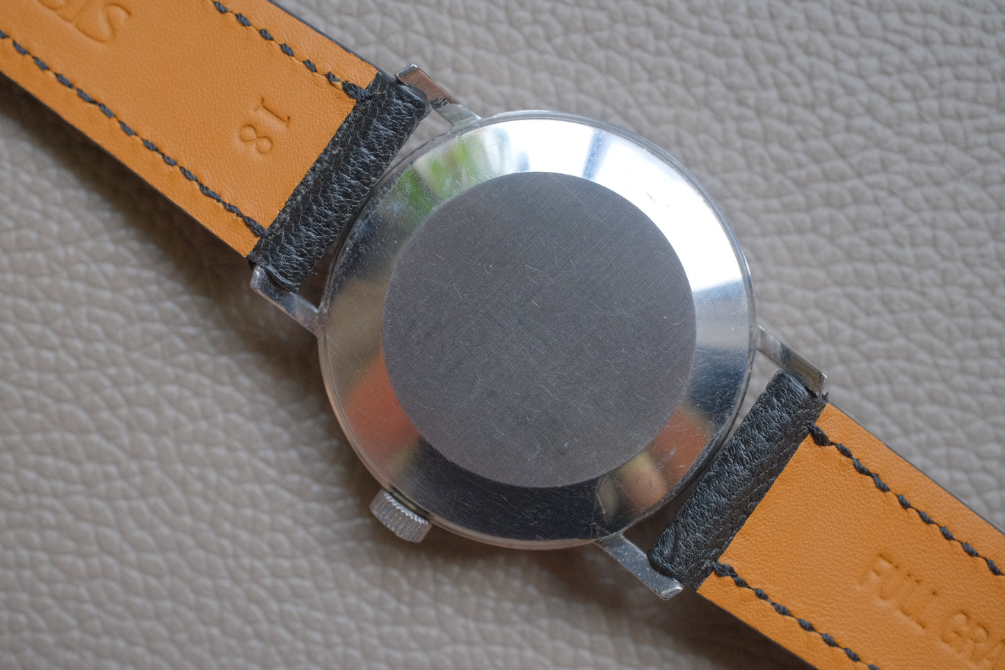 IWC/BEYER ref.818A round model automatic cal.854 c.1966