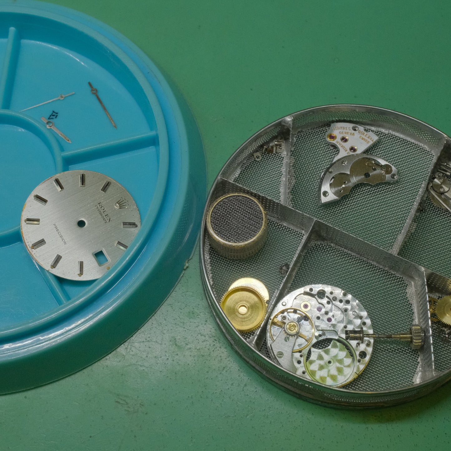 ROLEX Oysterdate ref.6694 manual cal.1225 c.1972 Silver Satin