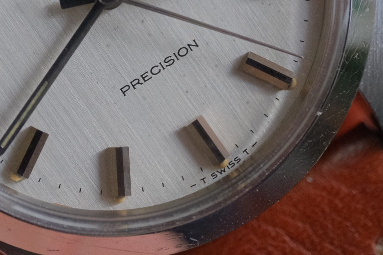 ROLEX Oysterdate ref.6694 manual cal.1225 c.1972 Silver Satin