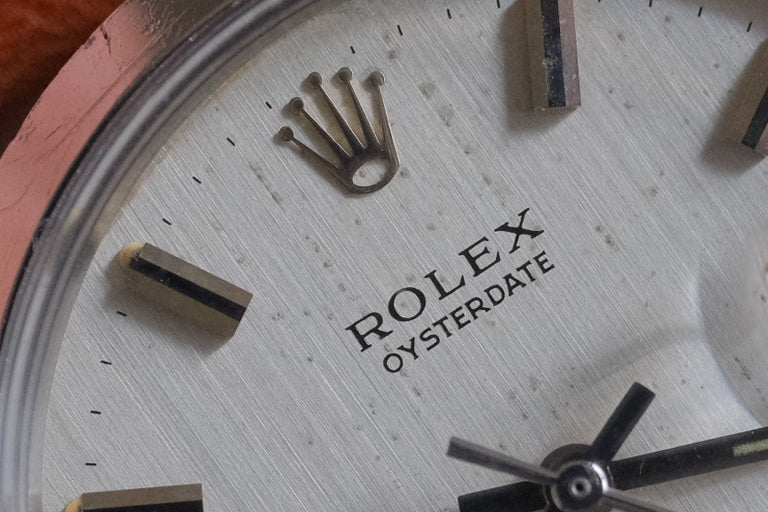 ROLEX Oysterdate ref.6694 manual cal.1225 c.1972 Silver Satin