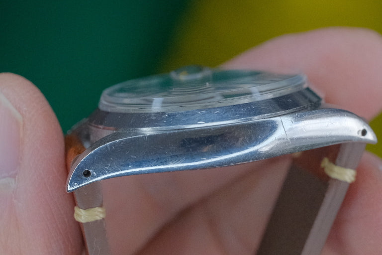 ROLEX Oysterdate ref.6694 manual cal.1225 c.1972 Silver Satin