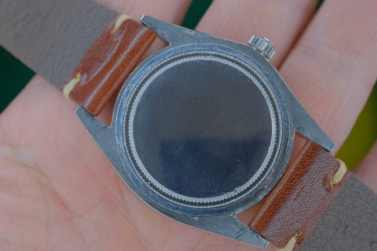 ROLEX Oysterdate ref.6694 manual cal.1225 c.1972 Silver Satin