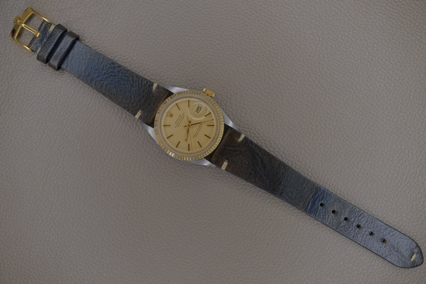 ROLEX Datejust ref.1601 automatic cal.1570 c.1971 Champagne Dial