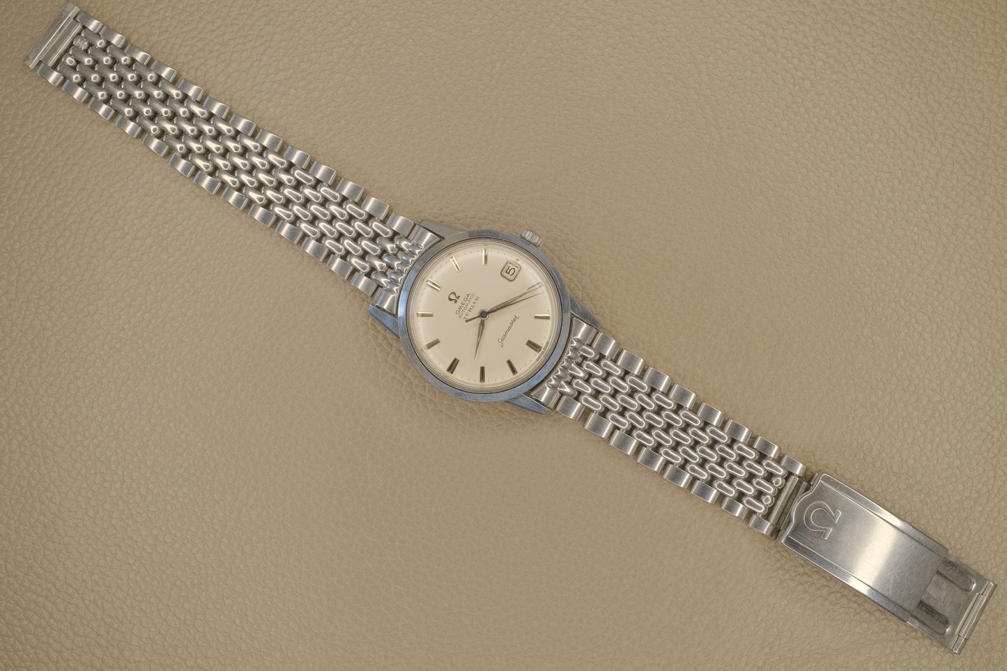 O MEGA Seamaster Ref.14746-1SC Cal.503 TURLER c.1962–63 with Bracelet Ref.8220(8x13)