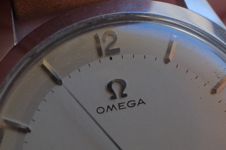 OMEGA 30mm ref.2760-10SC cal.283 manual winding c.1954 Silver Two-Tone Dial
