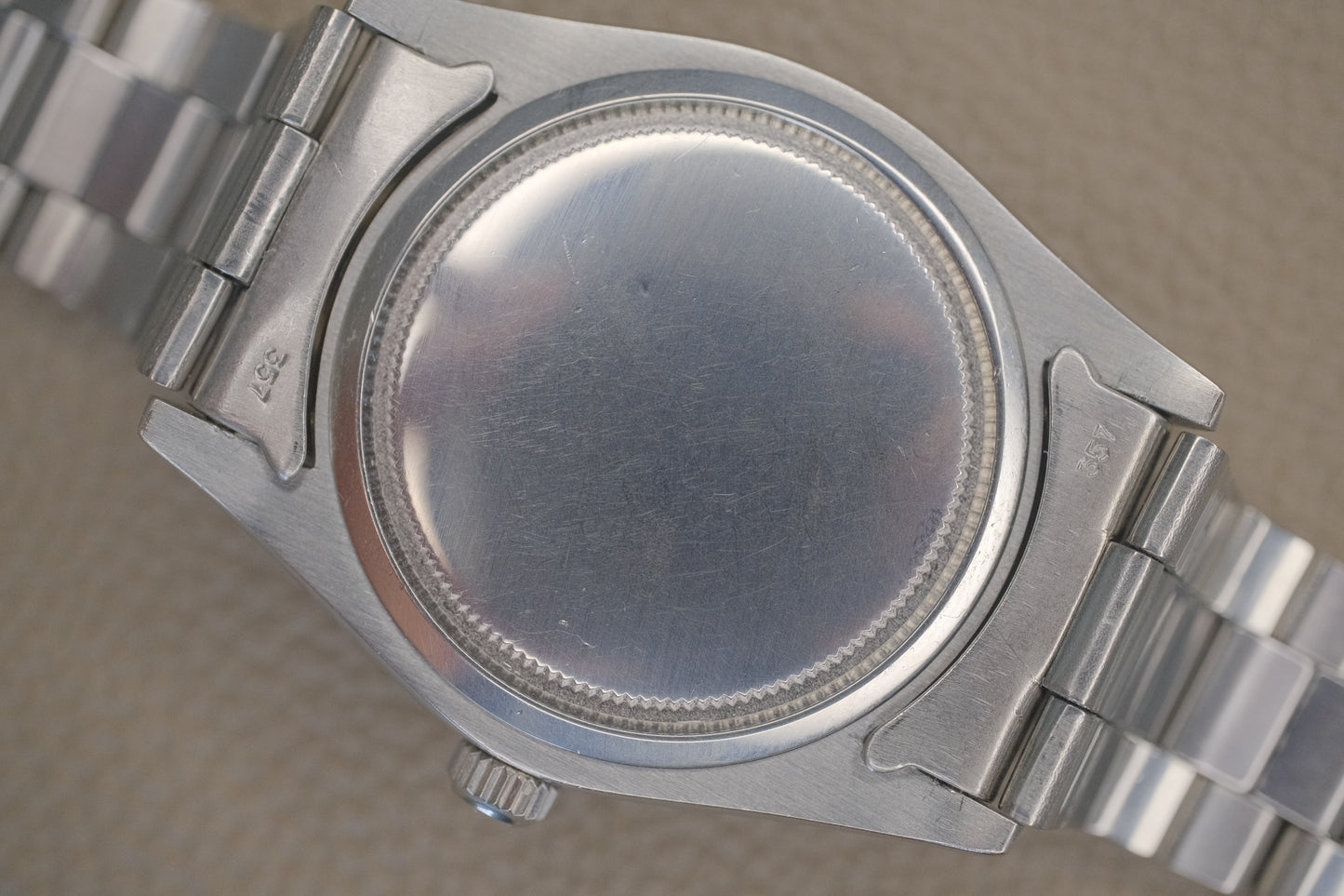 ROLEX Oysterdate Ref.6694 Grey Sunburst Dial c.1975 Cal.1225 Oyster Bracelet Ref.7835 FF357 Full Links