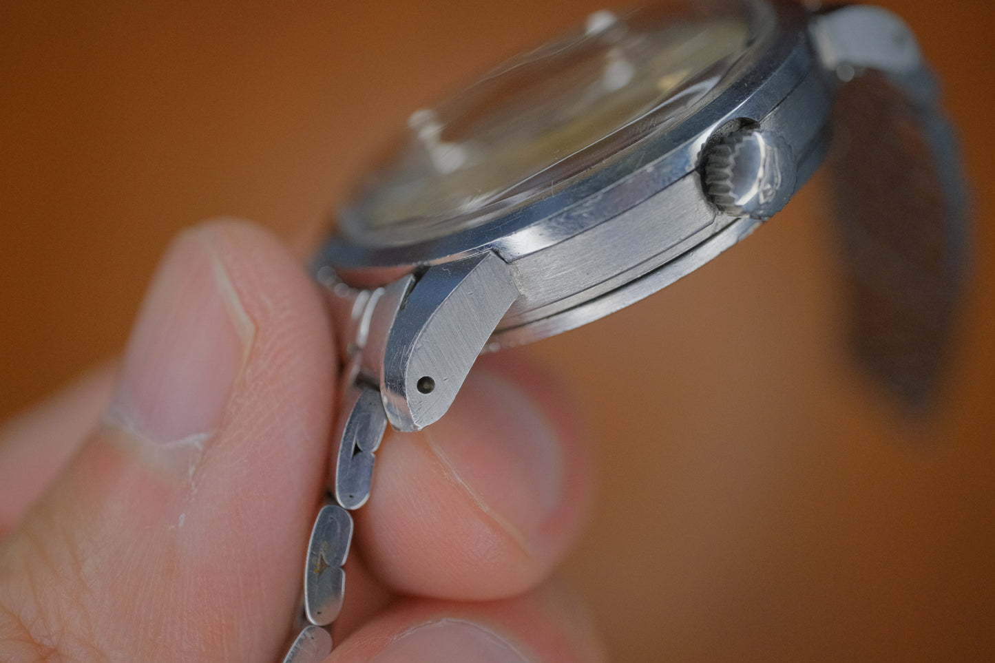 IWC Ingenieur ref.666 automatic cal.853 c.1963–64 Silver Sunburst with Rice Bracelet