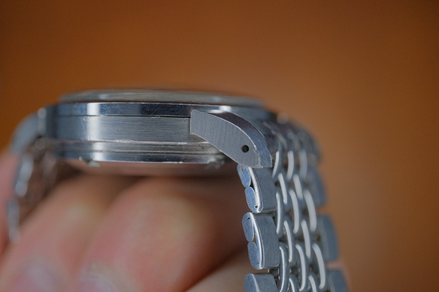 IWC Ingenieur ref.666 automatic cal.853 c.1963–64 Silver Sunburst with Rice Bracelet