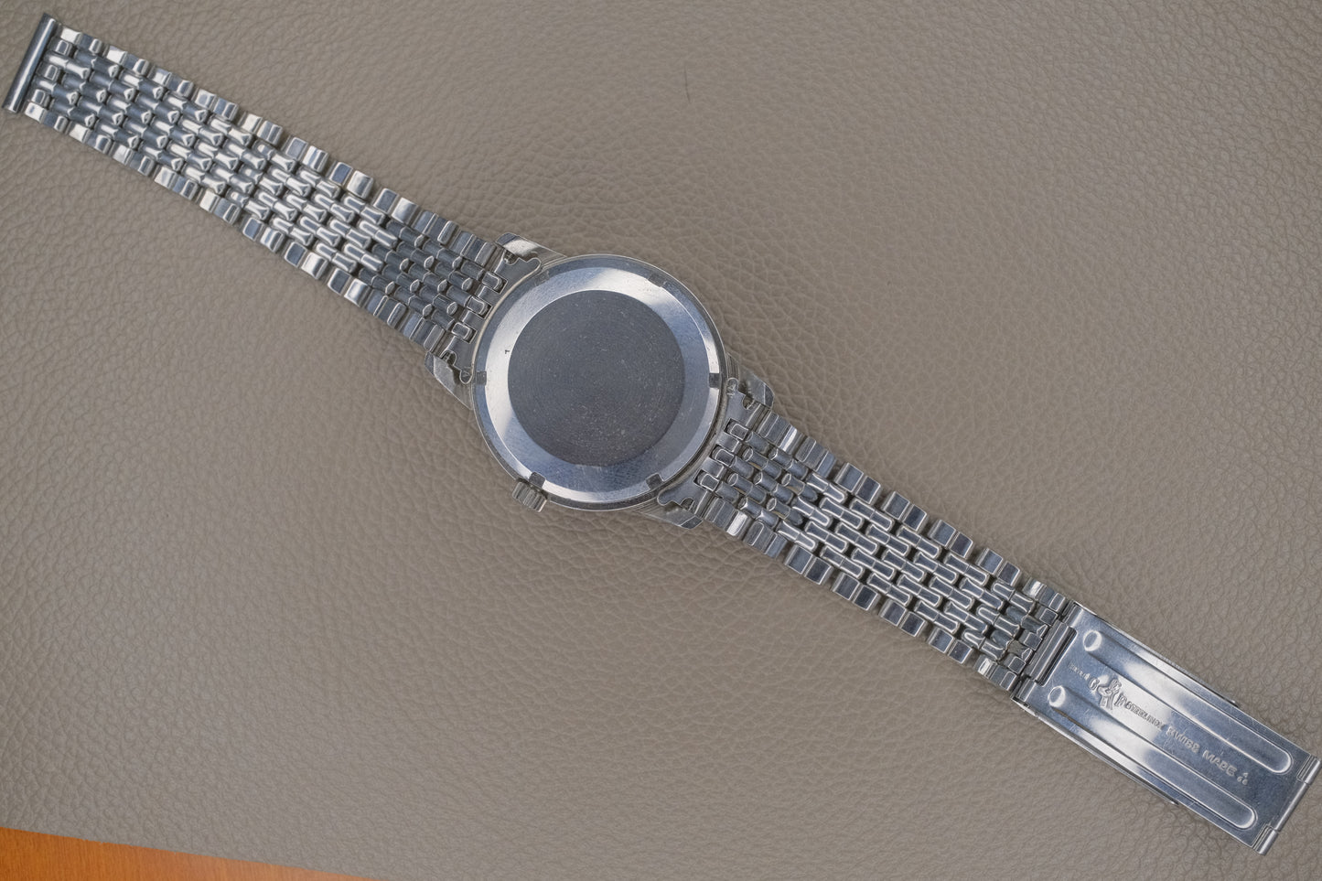 IWC Ingenieur ref.666 automatic cal.853 c.1963–64 Silver Sunburst with Rice Bracelet
