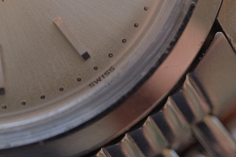 IWC Ingenieur ref.666 automatic cal.853 c.1963–64 Silver Sunburst with Rice Bracelet