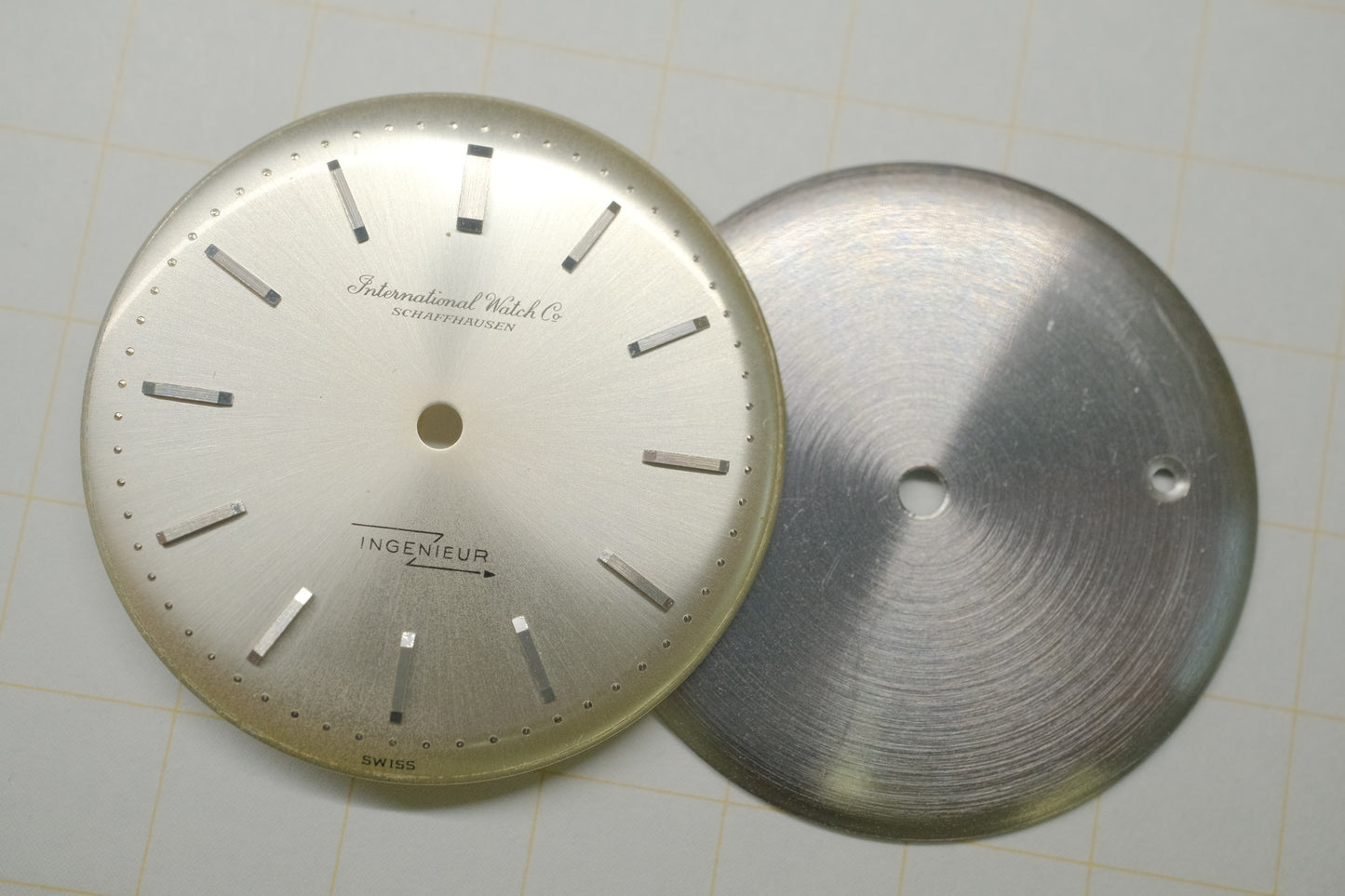 IWC Ingenieur ref.666 automatic cal.853 c.1963–64 Silver Sunburst with Rice Bracelet