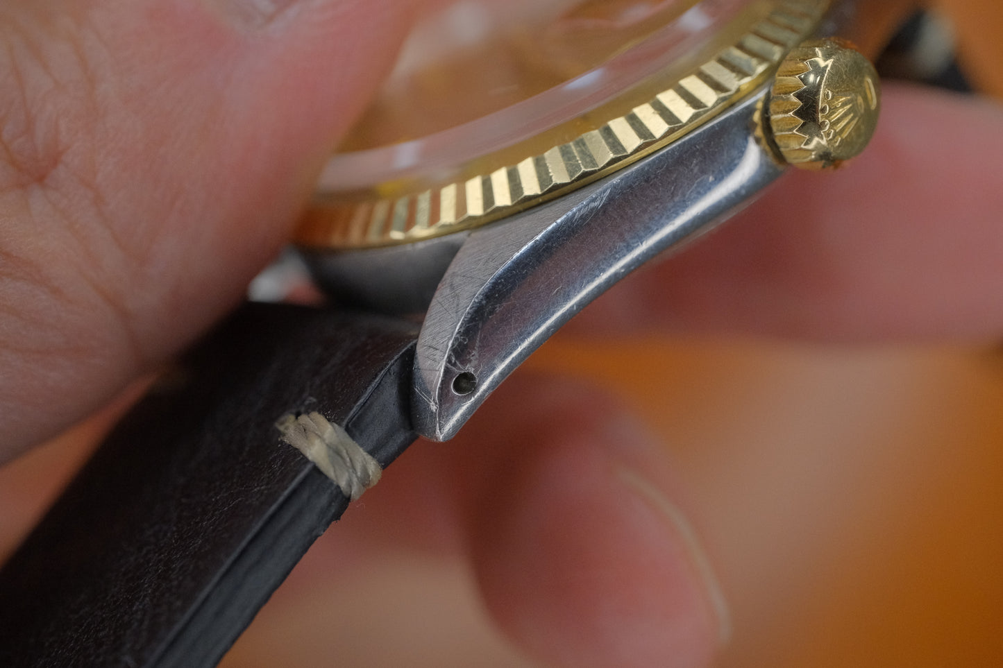 ROLEX Datejust Ref.1601 automatic cal.1570 c.1969–70 Linen Dial