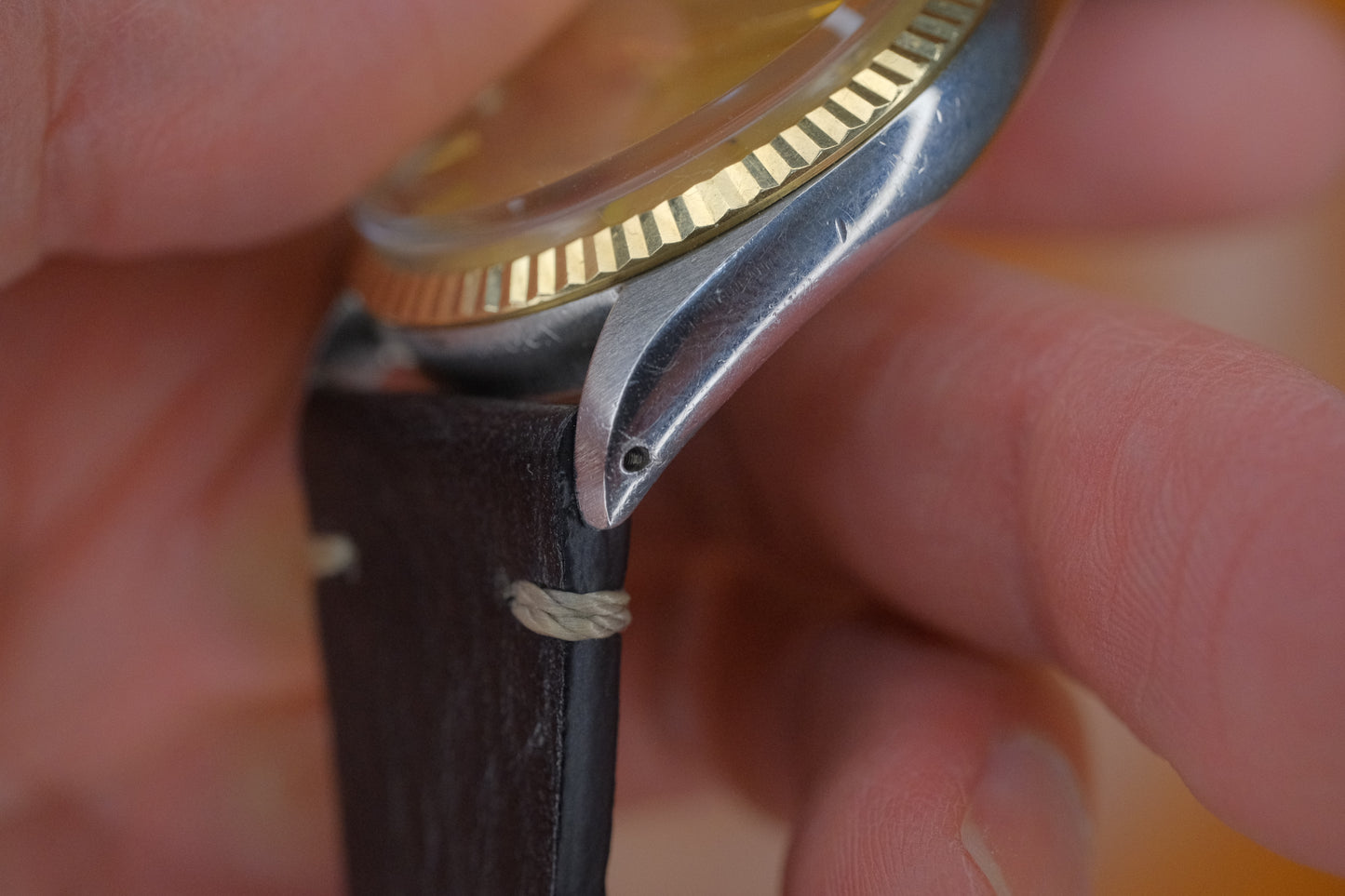 ROLEX Datejust Ref.1601 automatic cal.1570 c.1969–70 Linen Dial