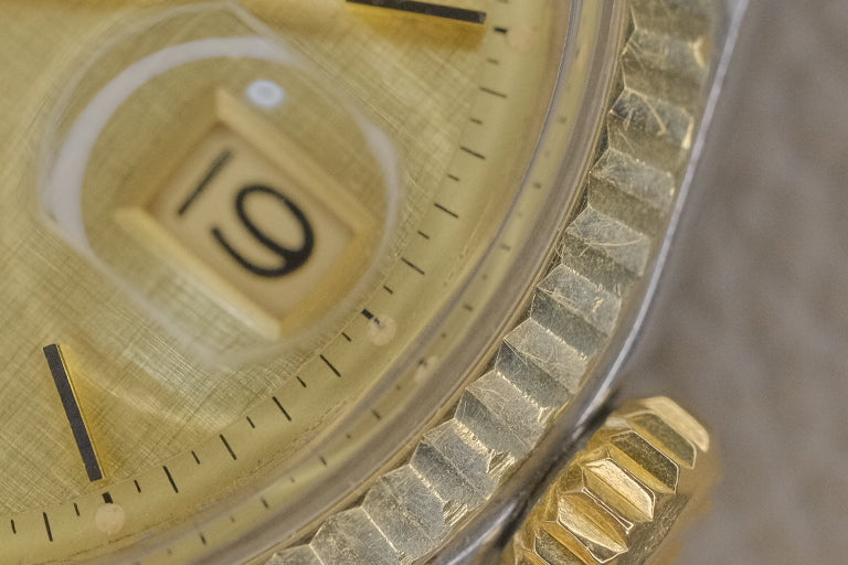 ROLEX Datejust Ref.1601 automatic cal.1570 c.1969–70 Linen Dial