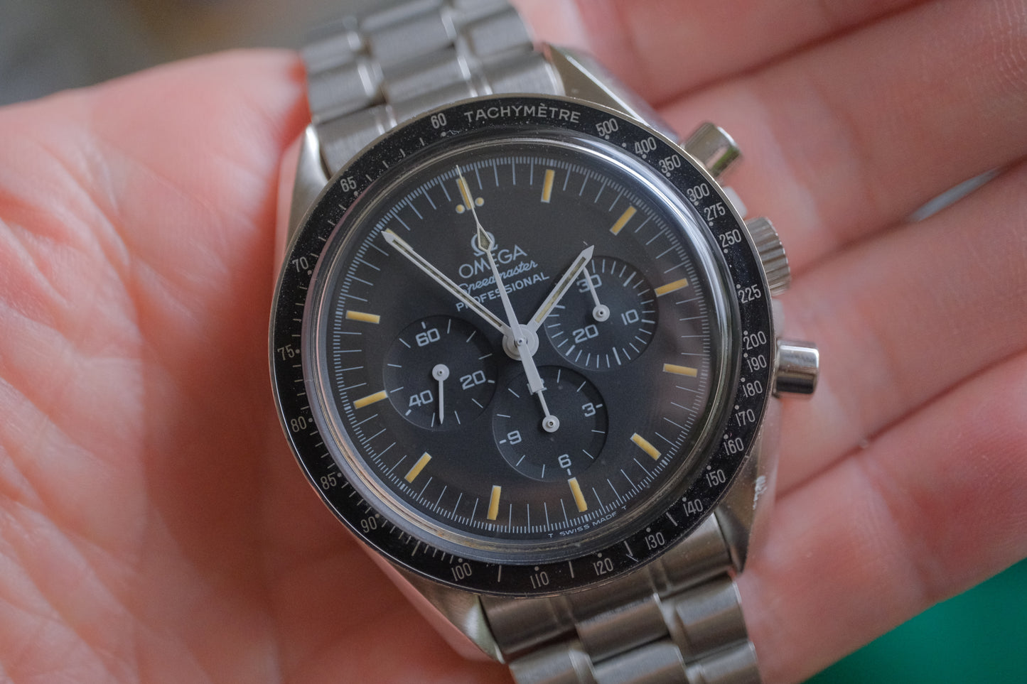 OMEGA Speedmaster Professional Ref.145.0022 / 345.0022 Cal.861 c.1995 Tritium Dial Original Crystal Ref.1479 Bracelet