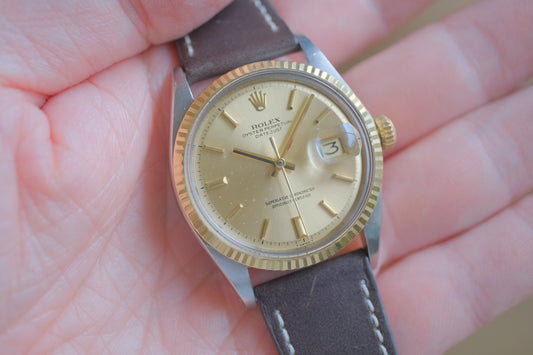 ROLEX Datejust Ref.1601 Champagne Sunburst Dial c.1971 Cal.1570