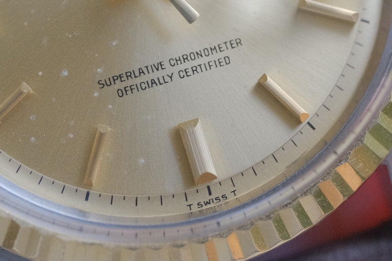 ROLEX Datejust Ref.1601 Champagne Sunburst Dial c.1971 Cal.1570